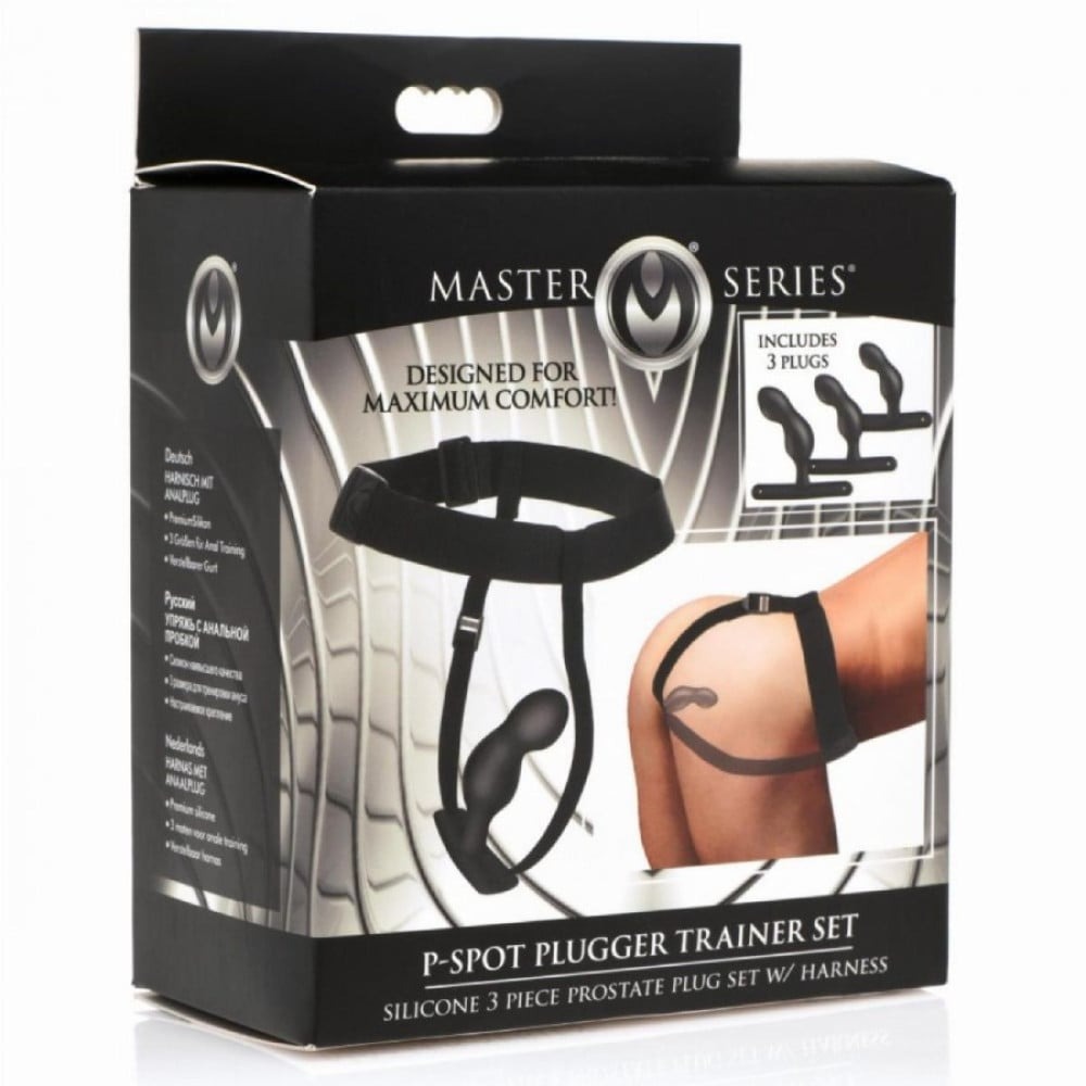 Різне - Набір для стимуляції простати Master Series P-Spot Plugger Trainer Set, чорний 6