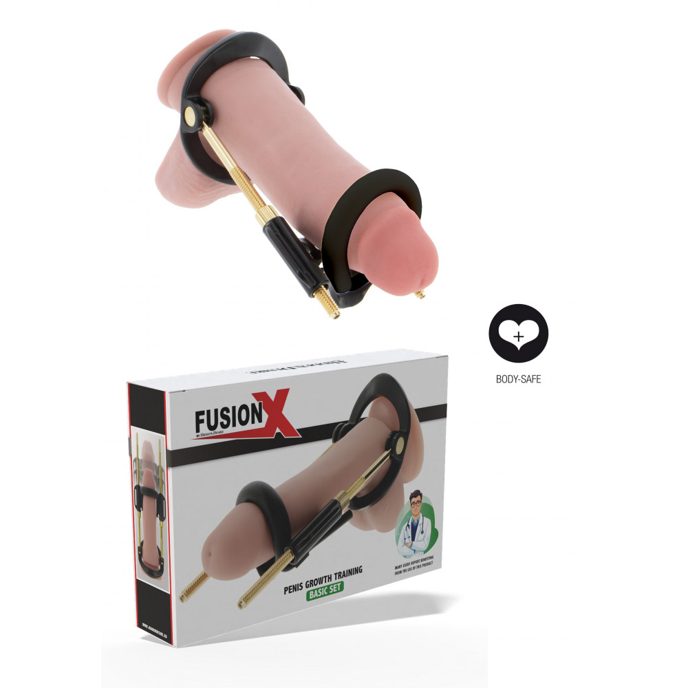 Эрекционные кольца без вибрации - Набор для увеличения пениса Hidden Desire Fusion X, разноцветный 1