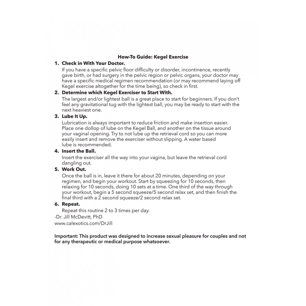  - Набір вагінальних кульок на м'якій зчіпці California Exotic, жовтий 6