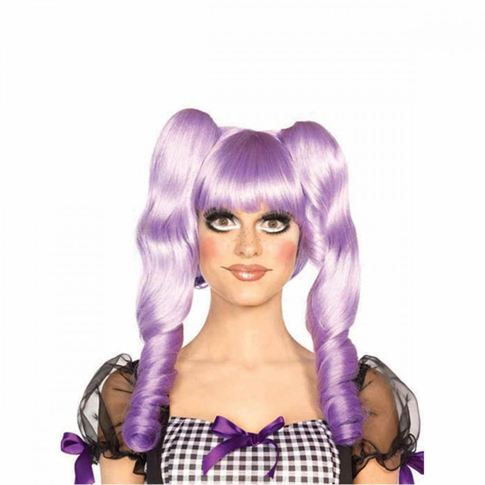 Аксессуары для эротического образа - Парик с заколками Leg Avenue Dolly bob wig with clips O/S