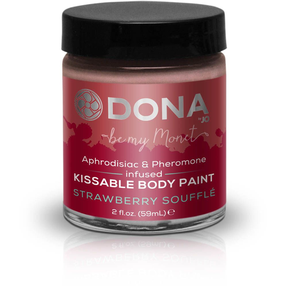Интимная косметика - Краска для тела Dona Kissable Body Paint - STRAWBERRY SOUFFLE