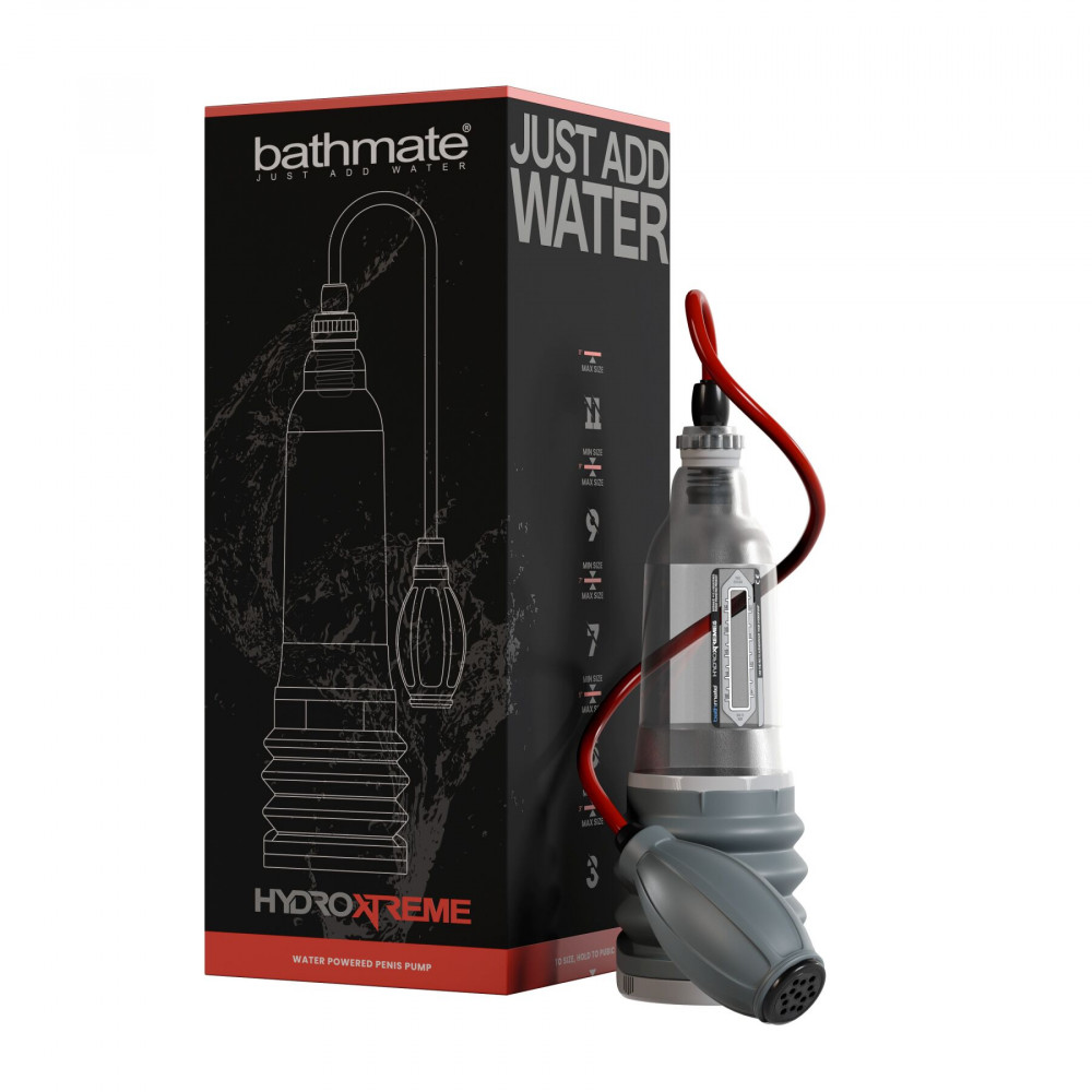 Помпы - Гидропомпа Bathmate HydroXtreme 5, для члена длиной от 7,5 до 12,5 см, диаметр до 4,5 см 4