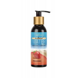 Смазка на водной основе Sensuva Natural Water-Based Strawberry (125мл) без глицерина и парабенов