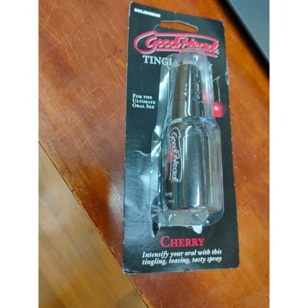  - Спрей для минета Doc Johnson GoodHead Tingle Spray – Sweet Cherry (29 мл) (повреждена упаковка!!!) 1