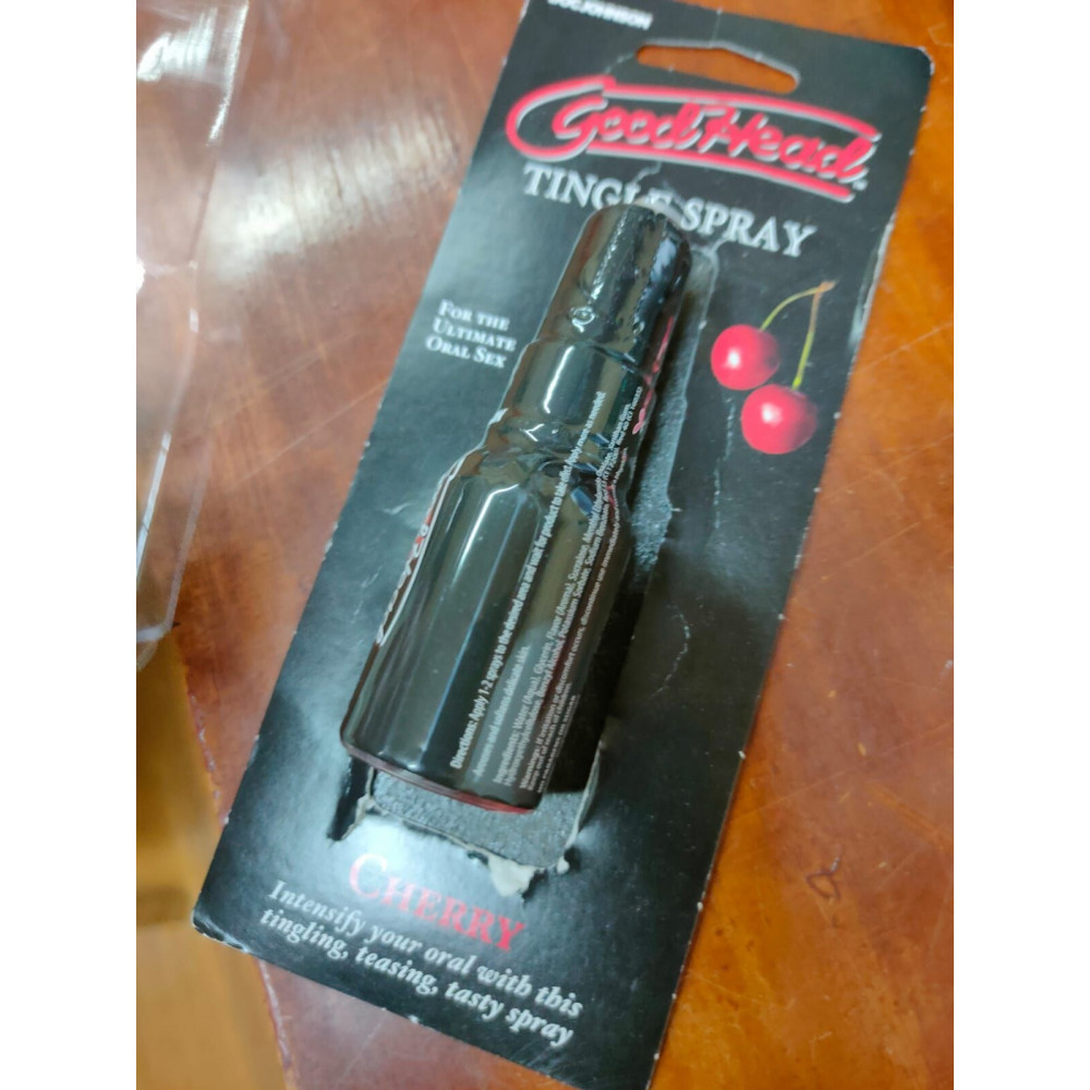  - Спрей для минета Doc Johnson GoodHead Tingle Spray – Sweet Cherry (29 мл) (повреждена упаковка!!!) 2