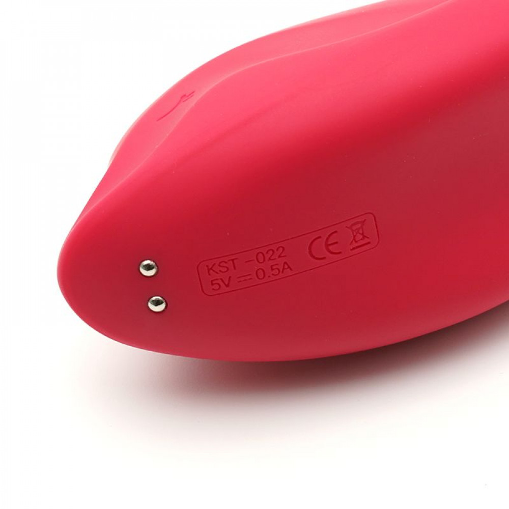 Вибропули и мини-вибраторы - Вибратор и клиторальный стимулятор KISTOY Heidi Red 10