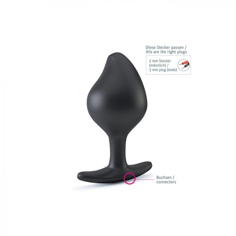 Різне - Силіконова анальна пробка Mystim Rocking Force L для електростимулятора, діаметр 4,7 см 3