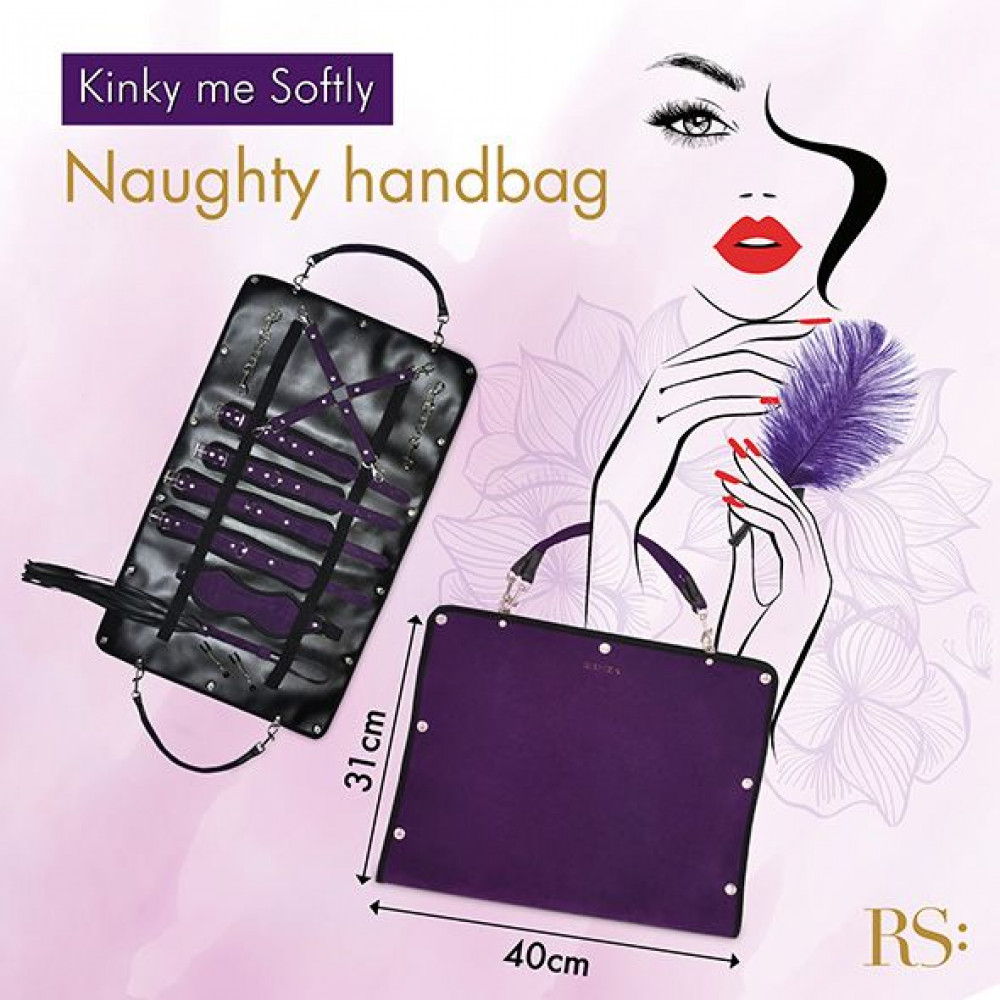 Наборы для БДСМ - Подарочный набор для BDSM RIANNE S - Kinky Me Softly Purple: 8 предметов для удовольствия 2