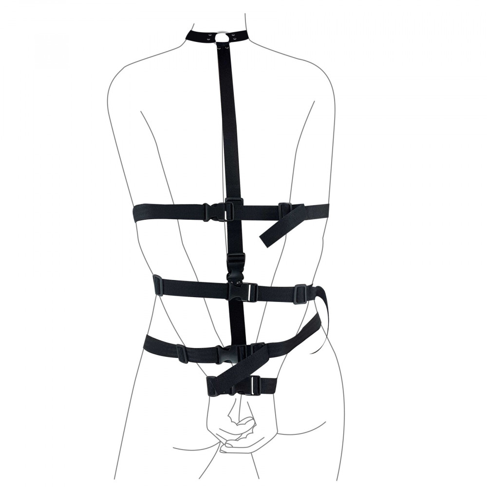 БДСМ наручники - Набор для фиксации Art of Sex - BDSM Fixation Black Night Simple 3