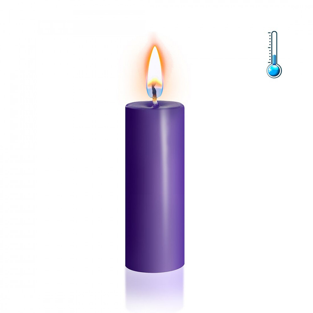  Аксессуары - Фиолетовая свеча восковая Art of Sex низкотемпературная S 10 см