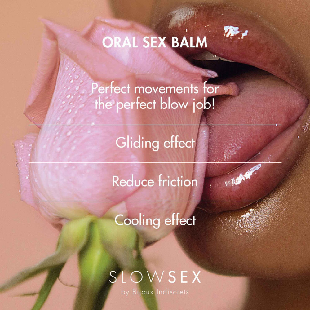 Стимулирующие средства и пролонгаторы - Средство для минета Bijoux Indiscrets SLOW SEX - Oral sex balm 3