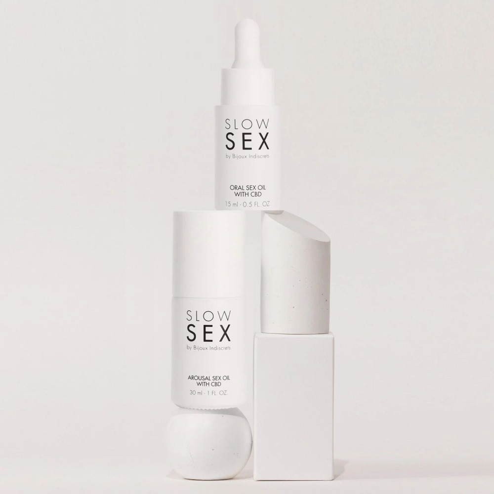 Стимулирующие средства и пролонгаторы - Bijoux Indiscrets SLOW SEX Oral Sex Oil CBD 4