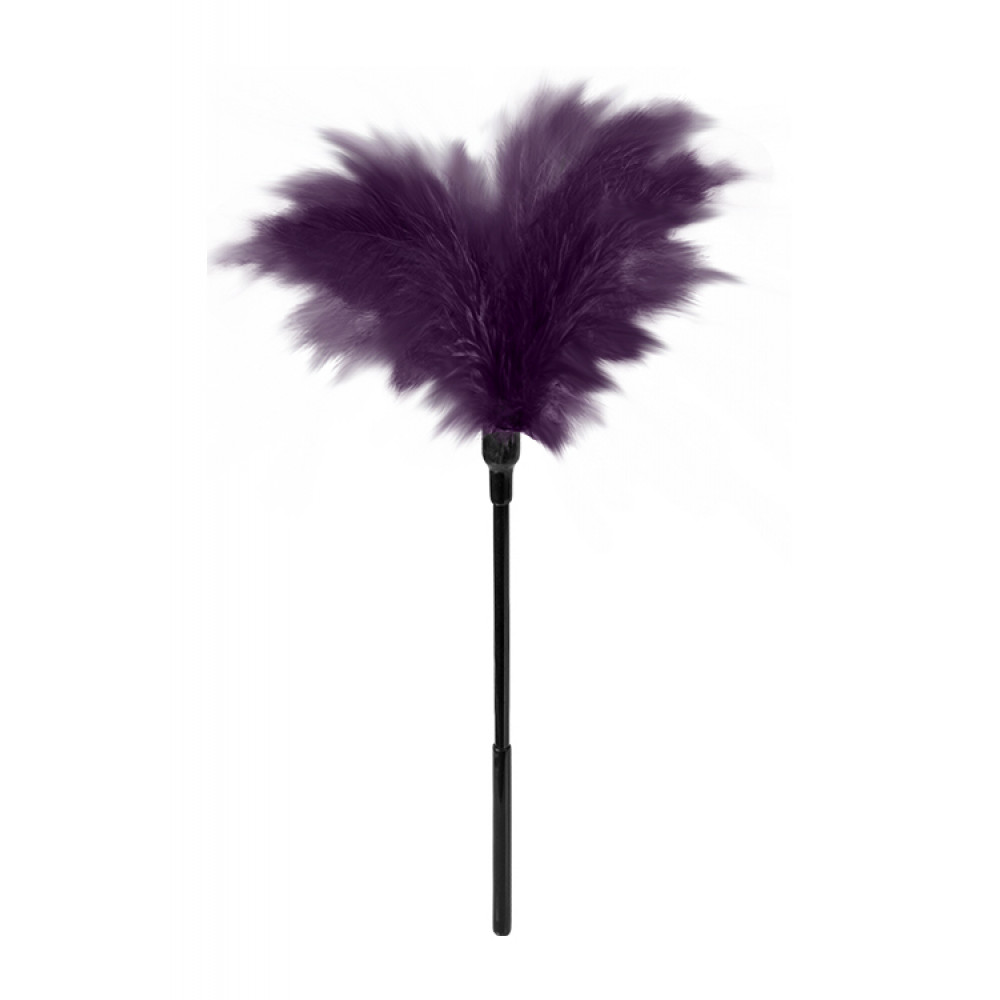 Плети, стеки, флоггеры, тиклеры - Стек с перьями GP SMALL FEATHER TICKLER PURPLE