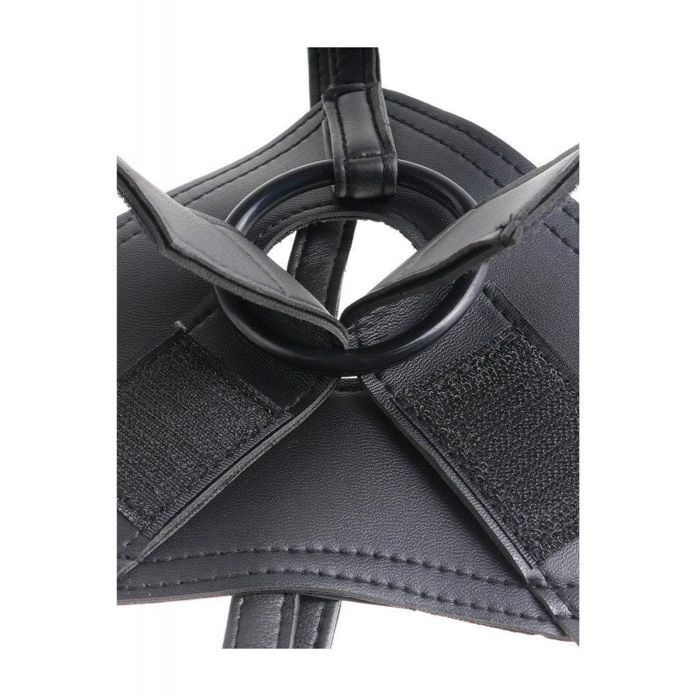 Різне - Страпон реалістичний Pipedream King Cock Strap-On з кільцевим кріпленням, на трусиках, бежевий 3