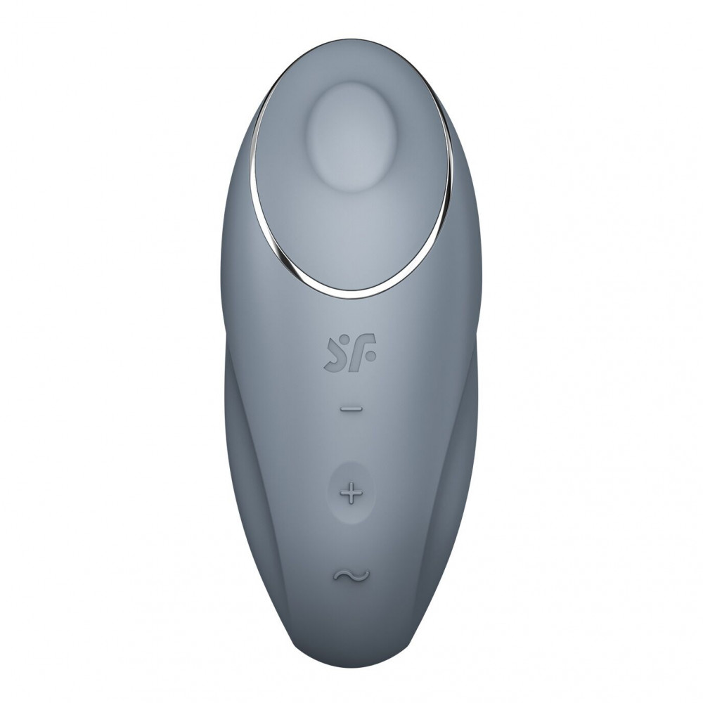 Клиторальный вибратор - Вибратор Satisfyer Tap & Climax 1 Bluegrey 2