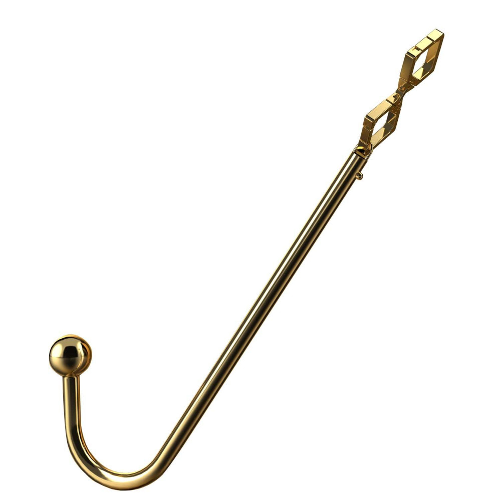 Анальные игрушки - Анальный крюк LOCKINK Golden Adjustable Anal Hook Set