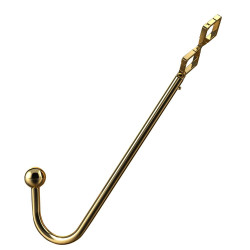 Анальный крюк LOCKINK Golden Adjustable Anal Hook Set