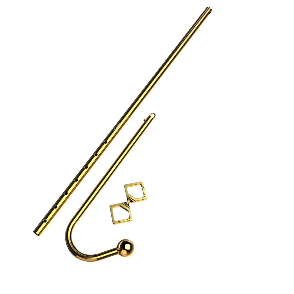 Анальные игрушки - Анальный крюк LOCKINK Golden Adjustable Anal Hook Set 6