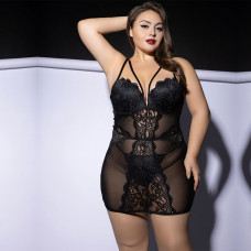 Платье JSY P61150 Black Plus Size