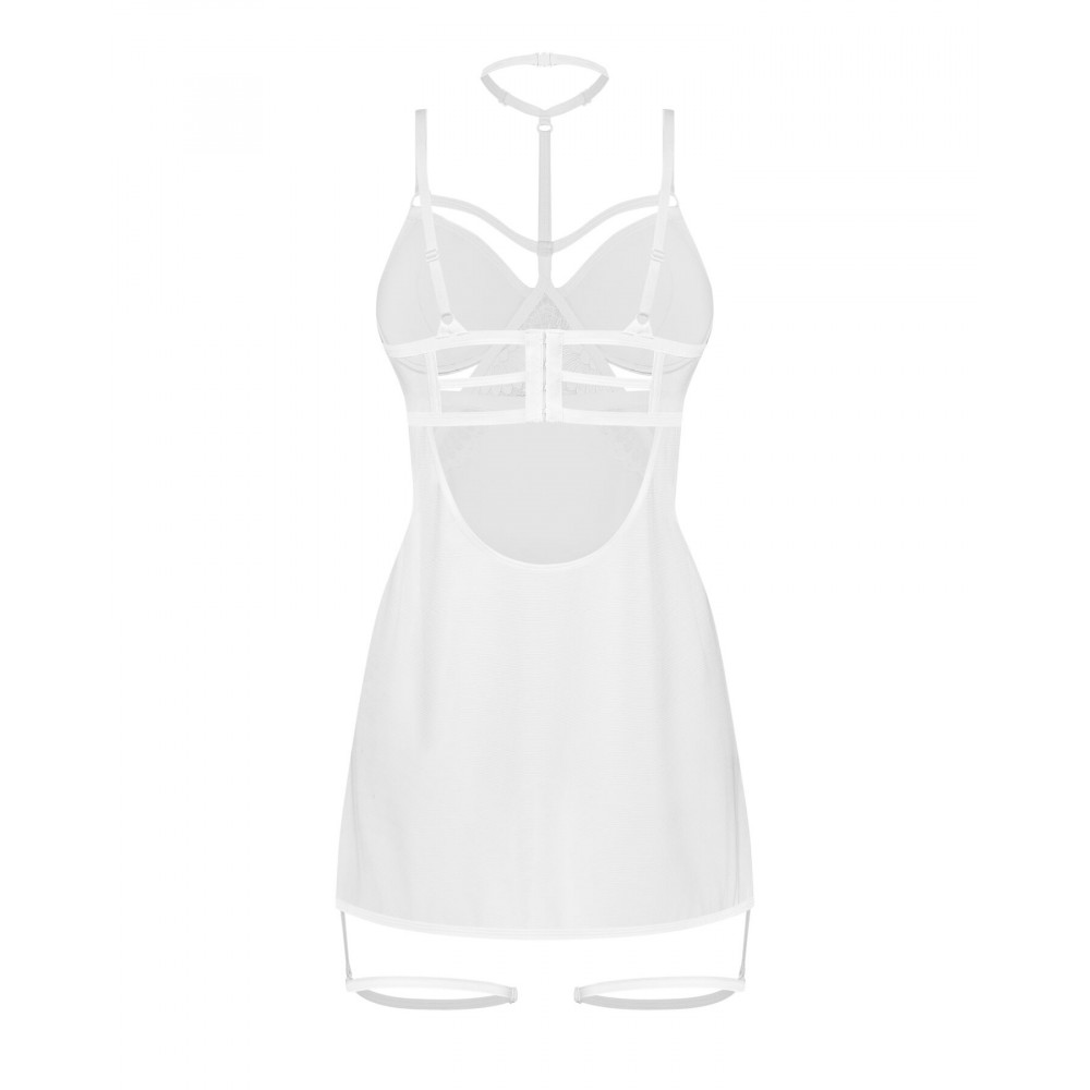 Сексуальные платья - Бэби-долл Obsessive Arrowel White chemise 2XL/3XL 2