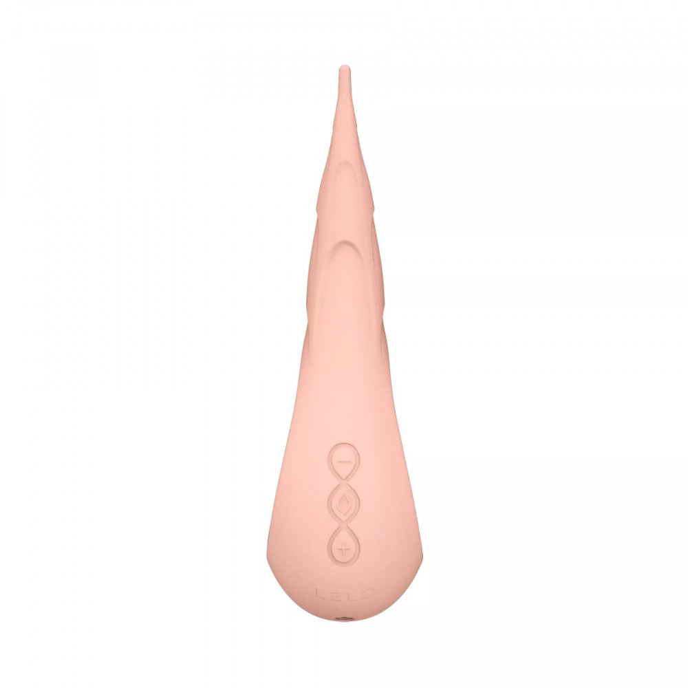 Вібропулі та міні-вібратори - Кліторальний вібратор LELO DOT Cruise Peach Please, точкова стимуляція, технологія Infinite Loop 3