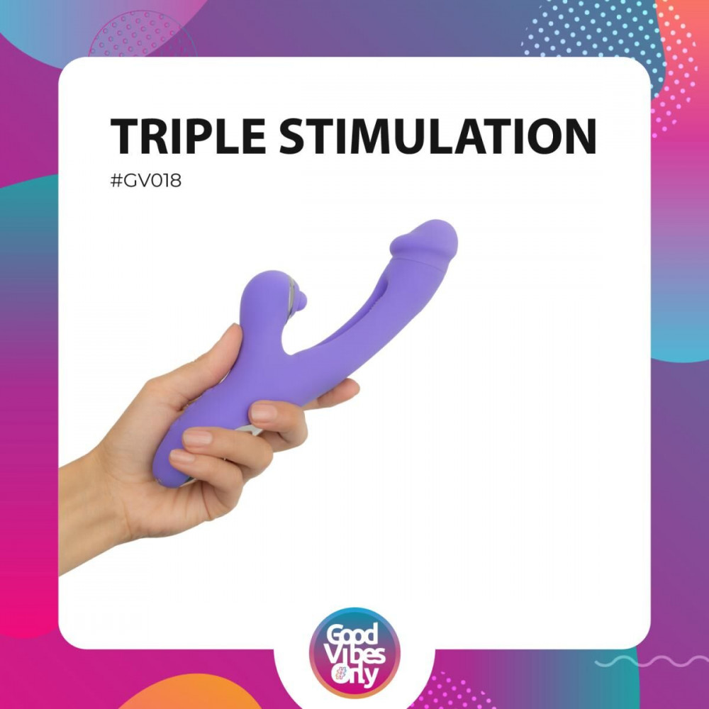 Вибратор-кролик - Вибратор-кролик Good Vibes Only - Tess Rabbit Vibrator with G-Spot Stimulator 8