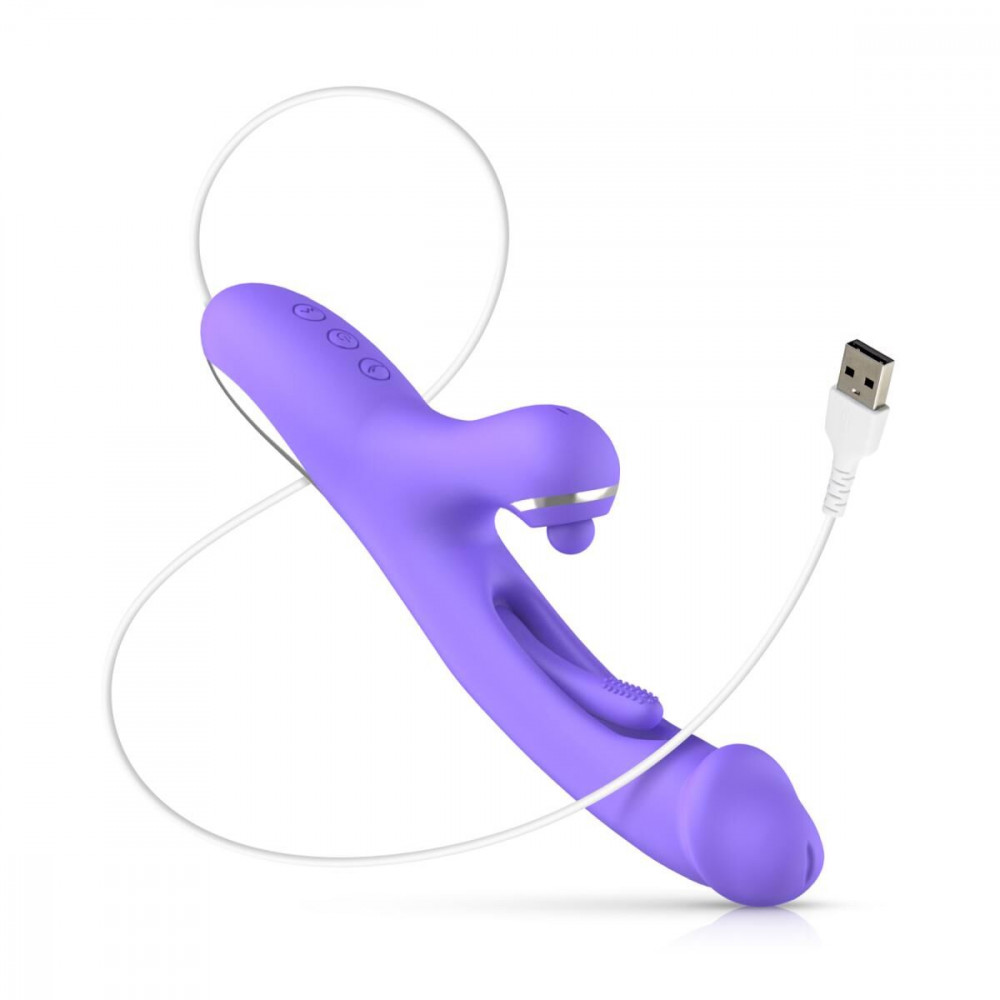 Вибратор-кролик - Вибратор-кролик Good Vibes Only - Tess Rabbit Vibrator with G-Spot Stimulator 5