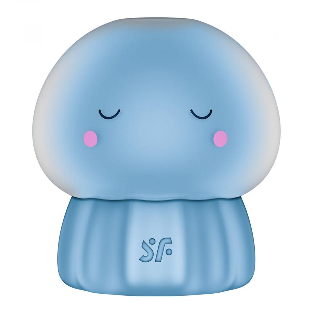 Вакуумный вибратор - Вакуумный клиторальный стимулятор Satisfyer Jelly-cious Blue