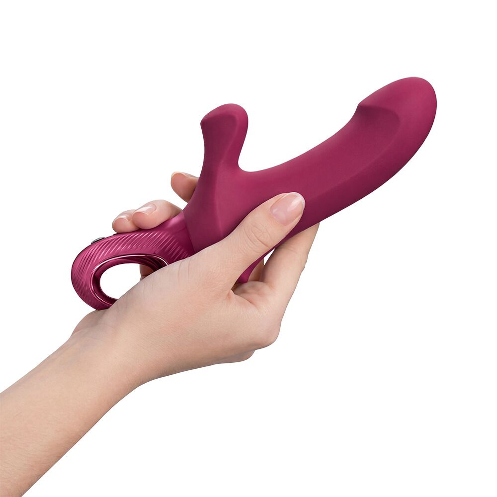 Классический вибратор - Пульсатор Fun Factory Bi Stronic Curve Wine Red 7