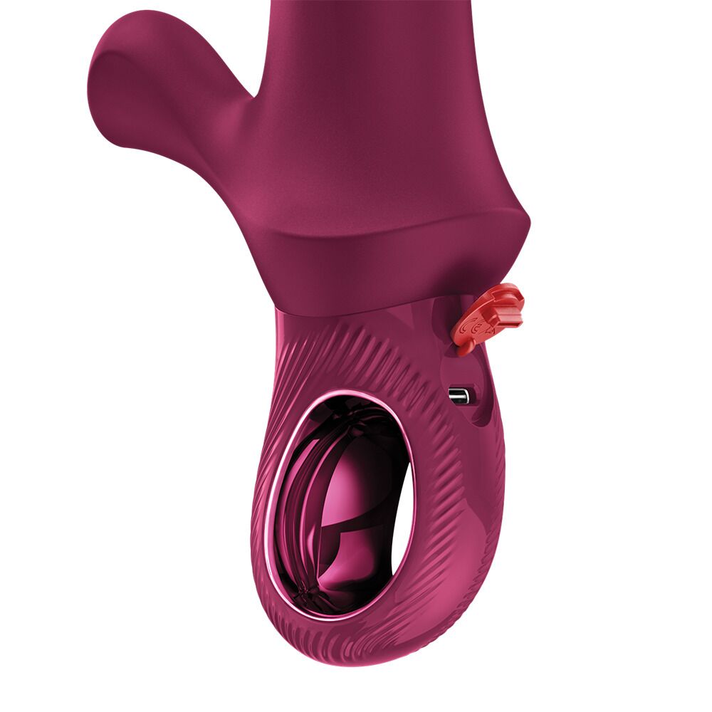 Классический вибратор - Пульсатор Fun Factory Bi Stronic Curve Wine Red 6