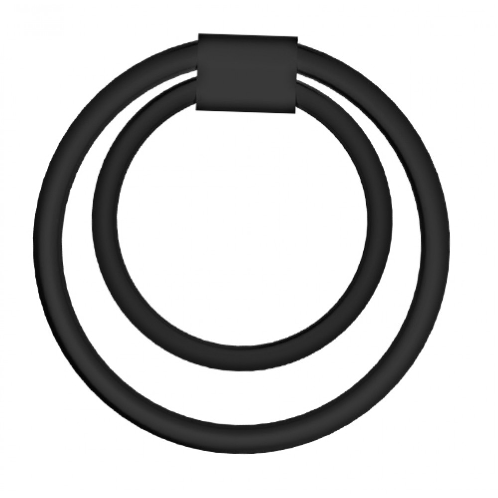 - Силиконовое кольцо для полового члена BAILE - COCK RING ROCK HARD, BI-026014 2