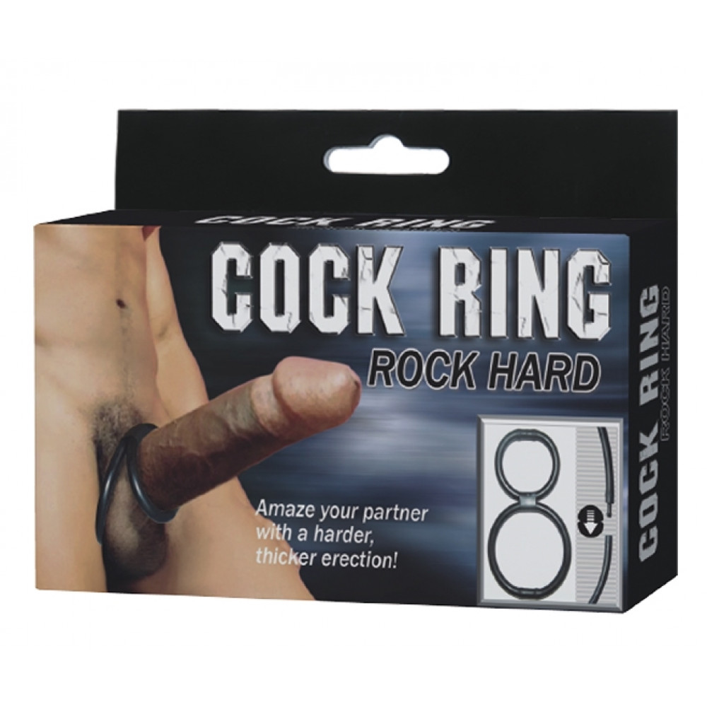 - Силиконовое кольцо для полового члена BAILE - COCK RING ROCK HARD, BI-026014 6