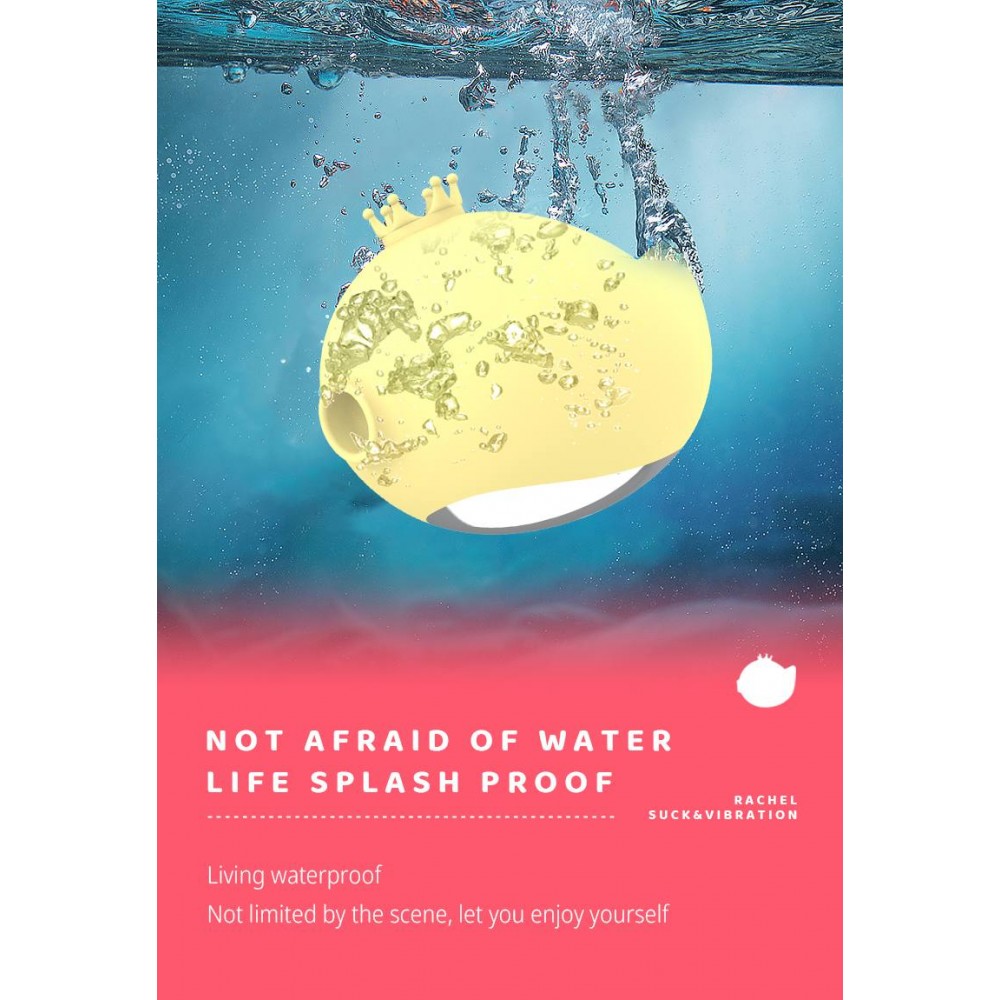 Різне - Вакуумний стимулятор клітора у вигляді рибки BOSS SERIES RACHEL з вібрацією, блакитний 6