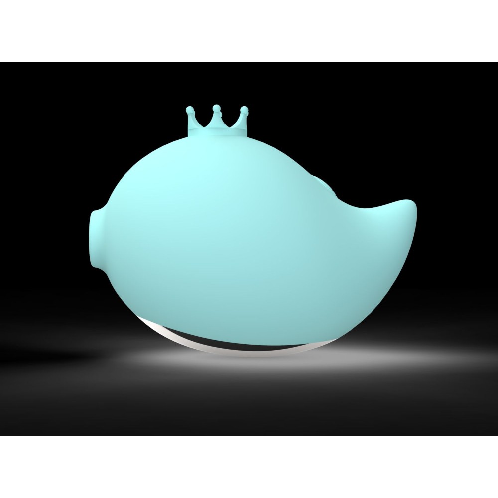 Різне - Вакуумний стимулятор клітора у вигляді рибки BOSS SERIES RACHEL з вібрацією, блакитний 3