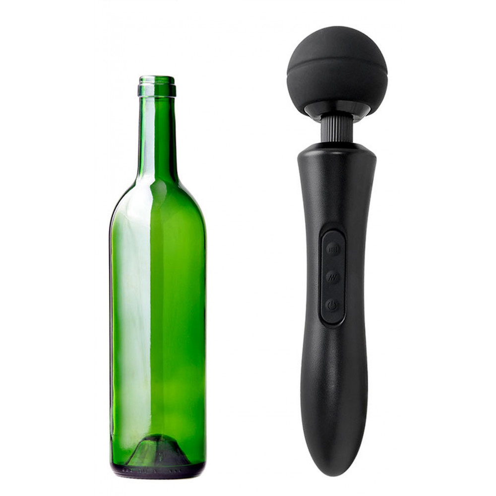 Вибратор - Вибромассажер Boss Series - Massager Ultra Powerful Big USB Black 20 Function, BS2200010 3