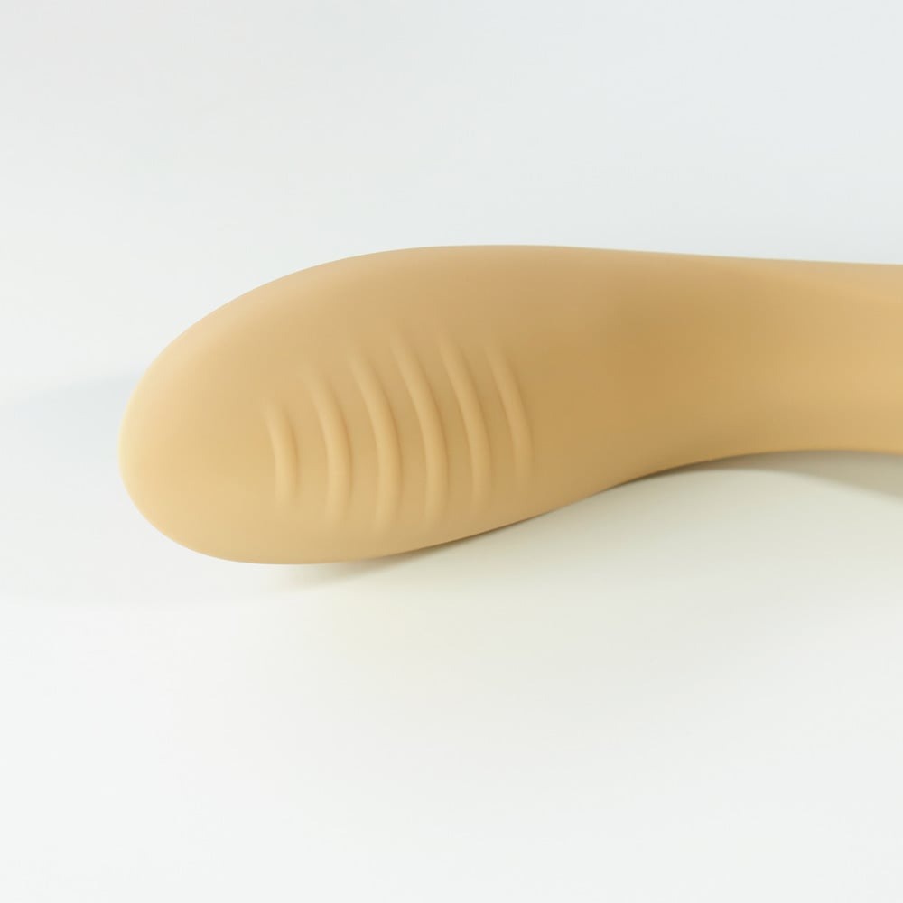 Різне - Вібратор для стимуляції точки G та клітора Sweet Em Velvet Lure, ніжно жовтий 5