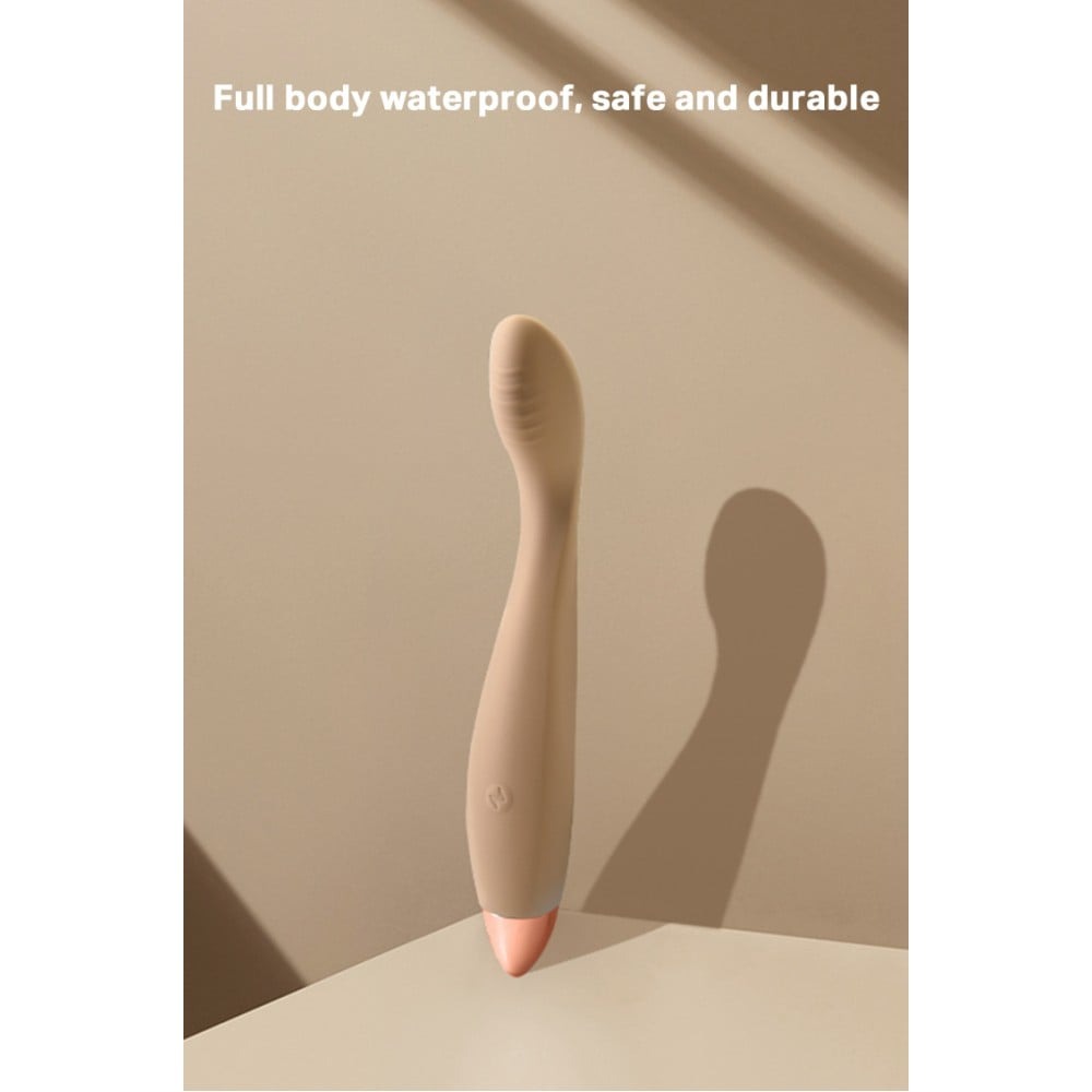 Різне - Вібратор для стимуляції точки G та клітора Sweet Em Velvet Lure, ніжно жовтий 9