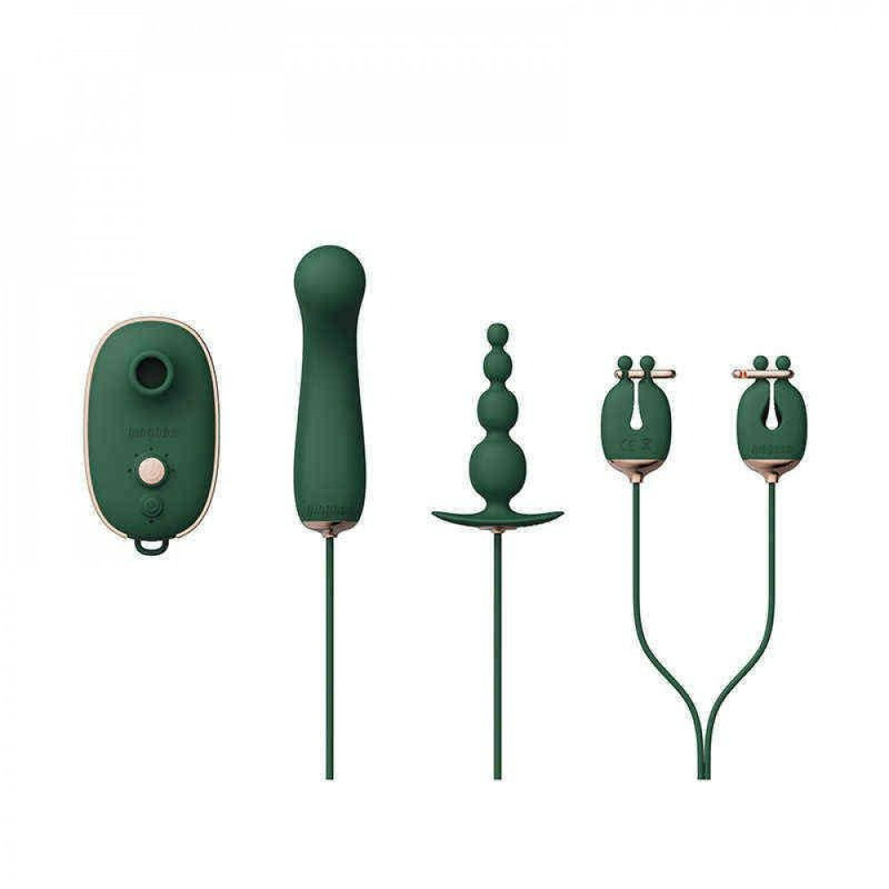 Різне - Вібратор для точки G, Qingnan No. 1 Super Soft G-spot Vibrator Green 3