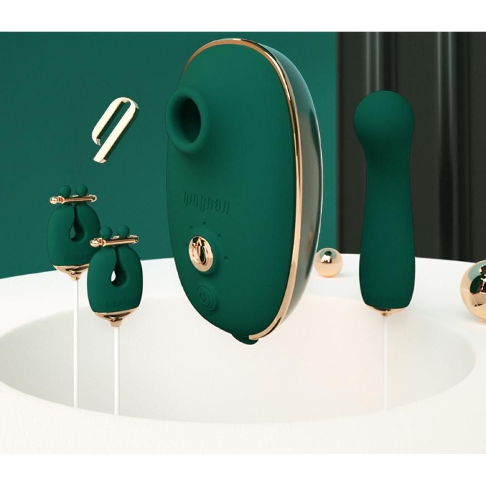 Різне - Вібратор для точки G, Qingnan No. 1 Super Soft G-spot Vibrator Green 5