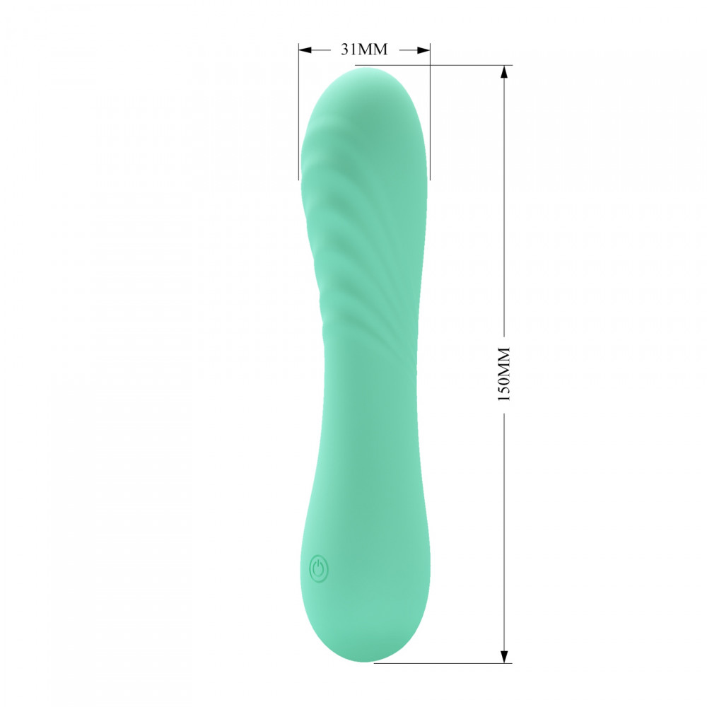 Классический вибратор - Вибратор PRETTY LOVE Alexisrose, зеленый, 15 х 3.1 см 9