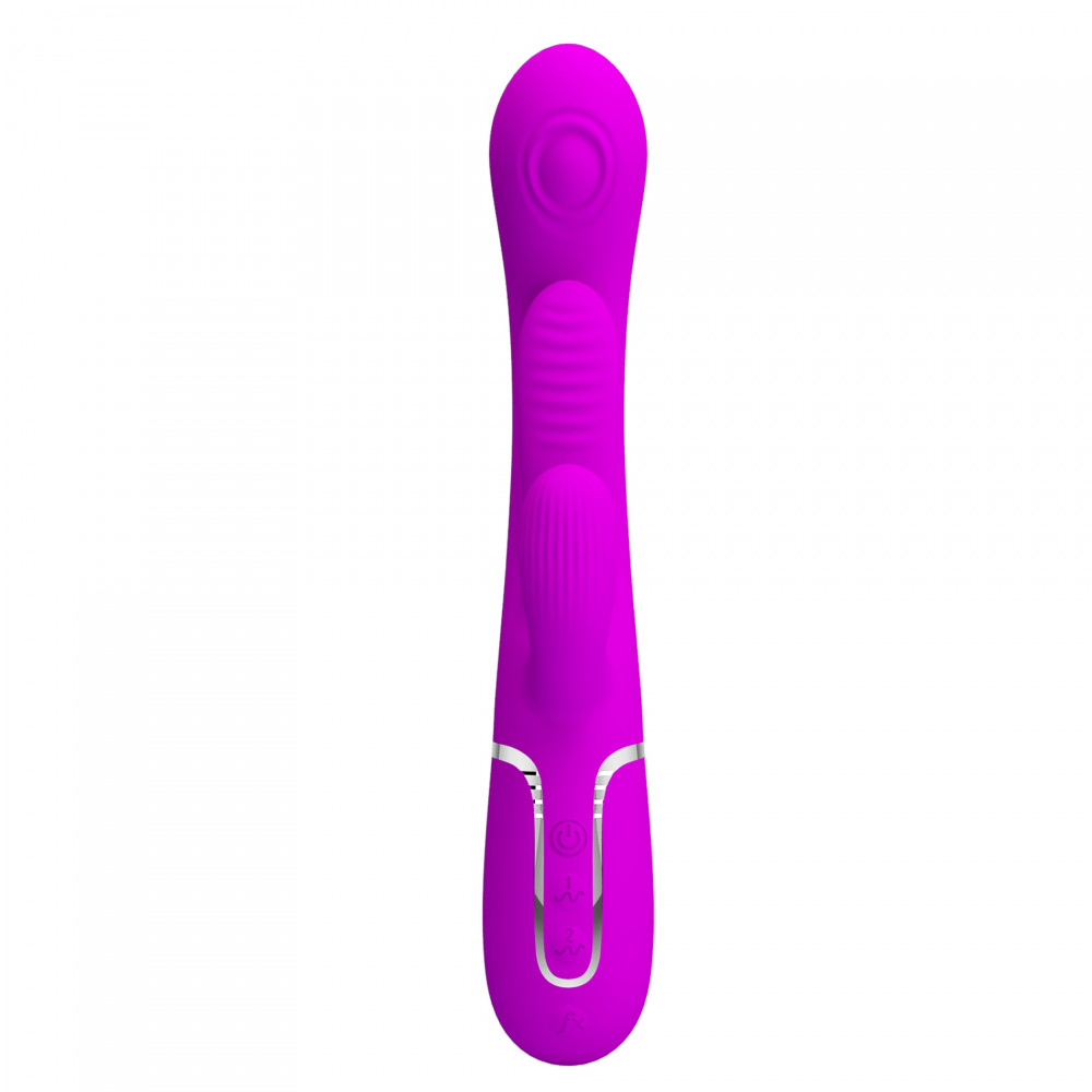 Різне - Вібратор із стимулятором клітора PRETTY LOVE - Shonia Purple 3 in 1, BW-500041 3