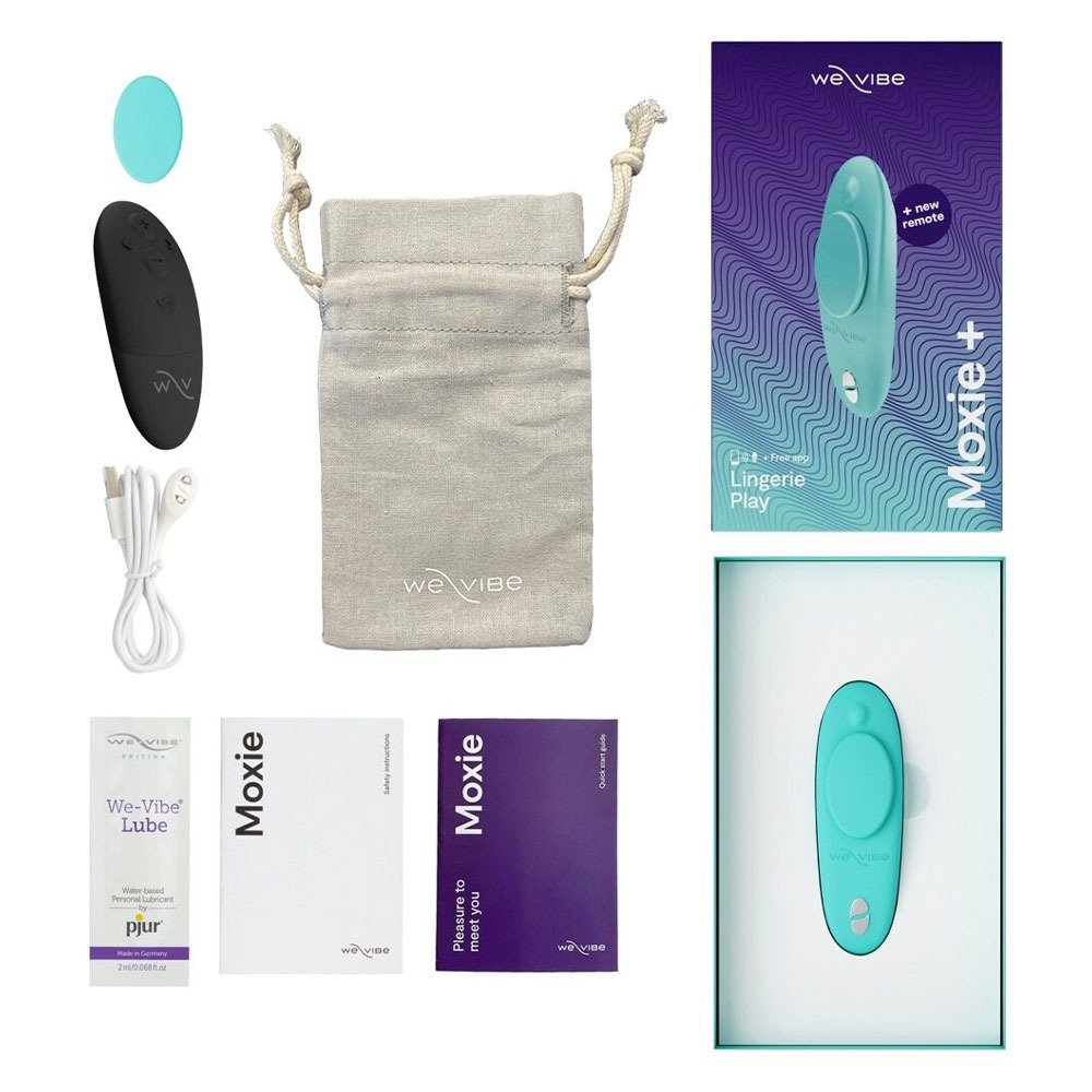 Смарт-вибратор - Вибратор в трусики WE-VIBE Moxie+ Aqua 6