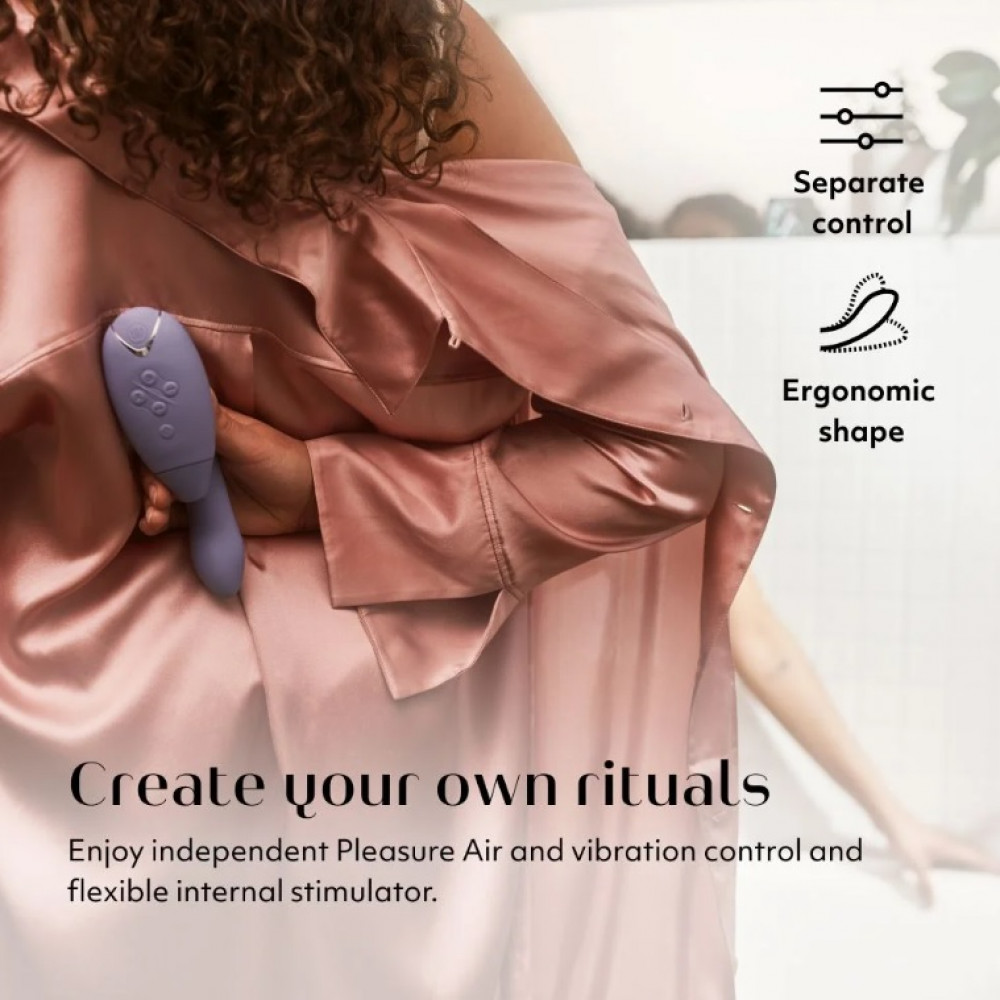 Разное - Инновационный бесконтактный вибратор-стимулятор Womanizer Duo 2 Lilac 4