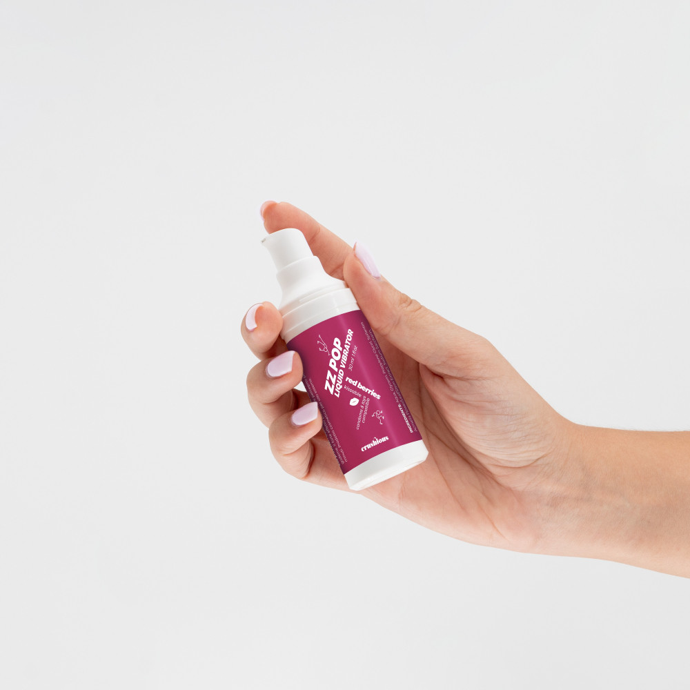 Средства для возбуждения - Жидкий вибратор со вкусом лесных ягод Crushious Zz Pop, 30 мл 2