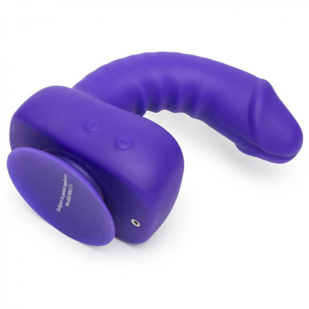 Классические страпоны - Первый с мире! Бионик страпон с вибрацией цвет: фиолетовый 15 см Uprize (Великобритания) 3