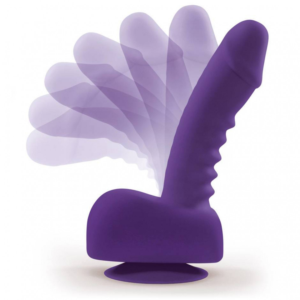 Классические страпоны - Первый с мире! Бионик страпон с вибрацией цвет: фиолетовый 15 см Uprize (Великобритания)