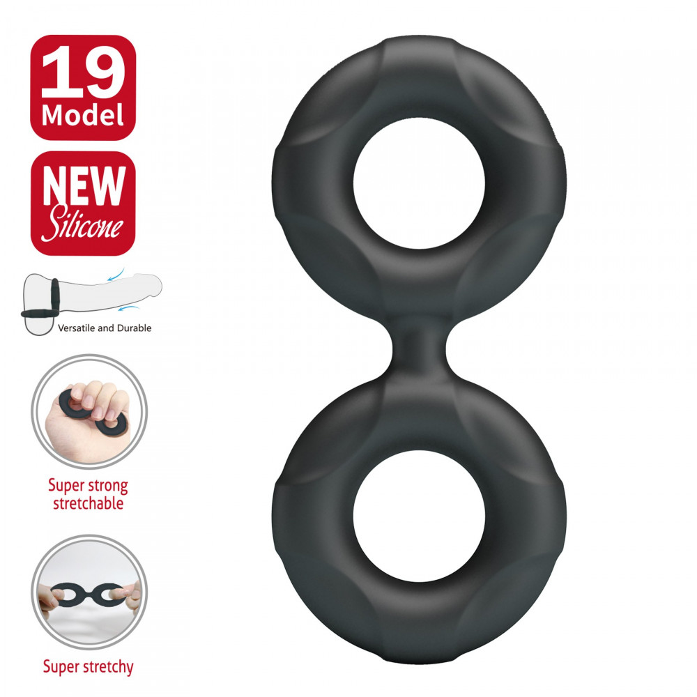  - Ерекційне кільце Crazy Bull №19 - Radwan super soft silicone, BI-210364 1