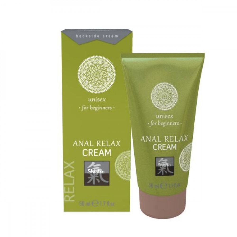 Анальные смазки - Крем анальный расслабляющий SHIATSU Anal Relax Cream, 50 мл
