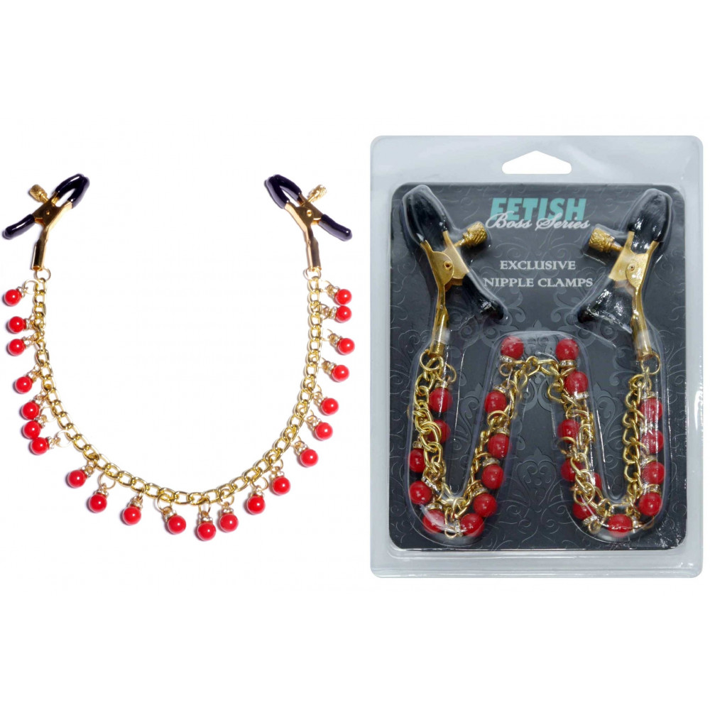 Різне - Затискачі для сосків Fetish Boss Series - №15 Exclusive Nipple Clamps, BS6100045