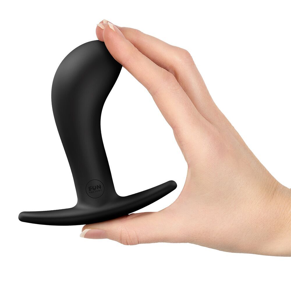 Секс іграшки - Анальна пробка Fun Factory BOOTIE L Black (м'яте паковання!!!) 5